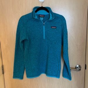 Patagonia better sweater quarter zip, size S